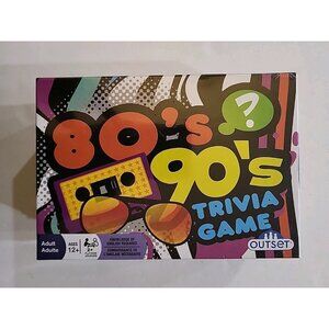 80's 90's Trivia Game Retro Pop Culture Cards Family Music TV Sports Movies NEW